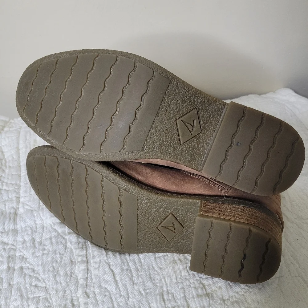 Sperry Seaport Storm Short Buckle Boots Size 7.5 Waterproof Leather